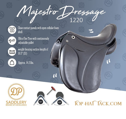 DP Saddlery Majestro dressage saddle
