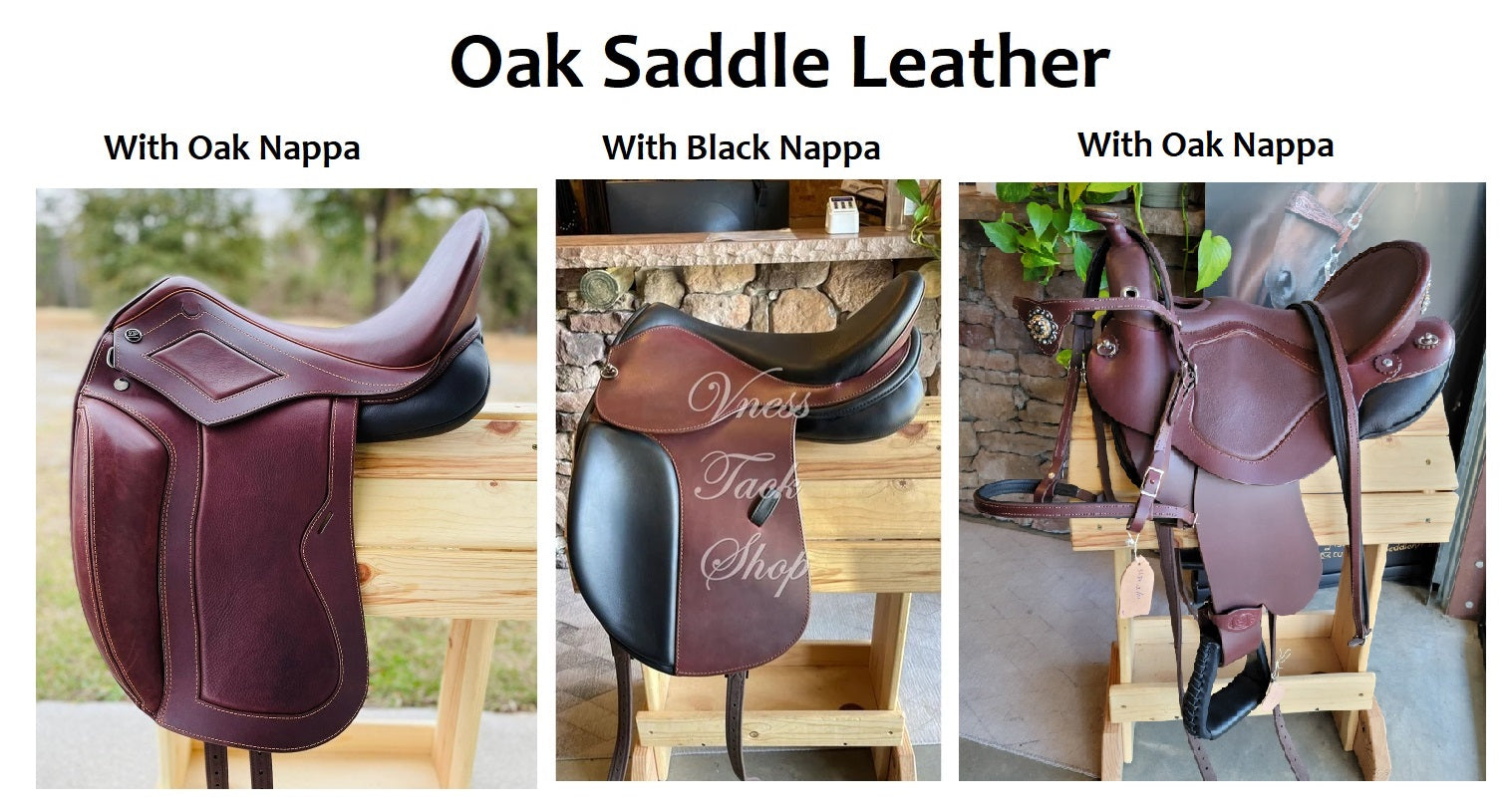 DP Saddlery Oak Saddle leather