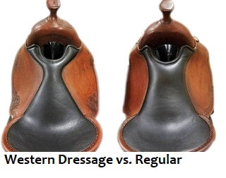 DP Saddlery western dressage seat vs regular for the quantum short and light western