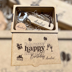 Gelaserte Geschenkebox