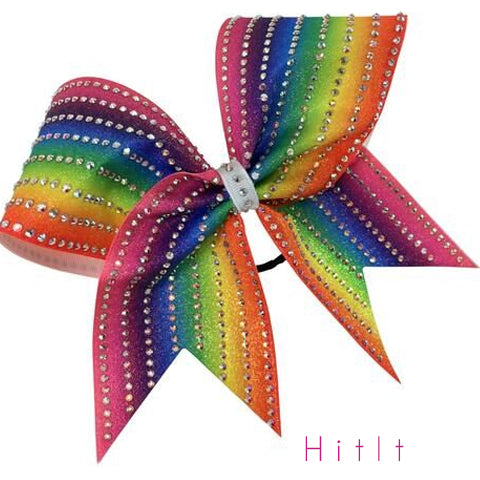 GlitterStarz Custom Bows for Cheerleading and Dance with Lots of Rhine -  Glitterstarz