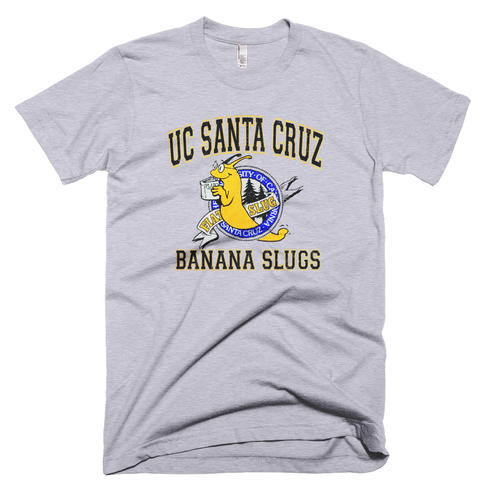 UC Banana Slugs T-Shirt Santa Cruz UCSC Pulp Fiction John Travolta ...