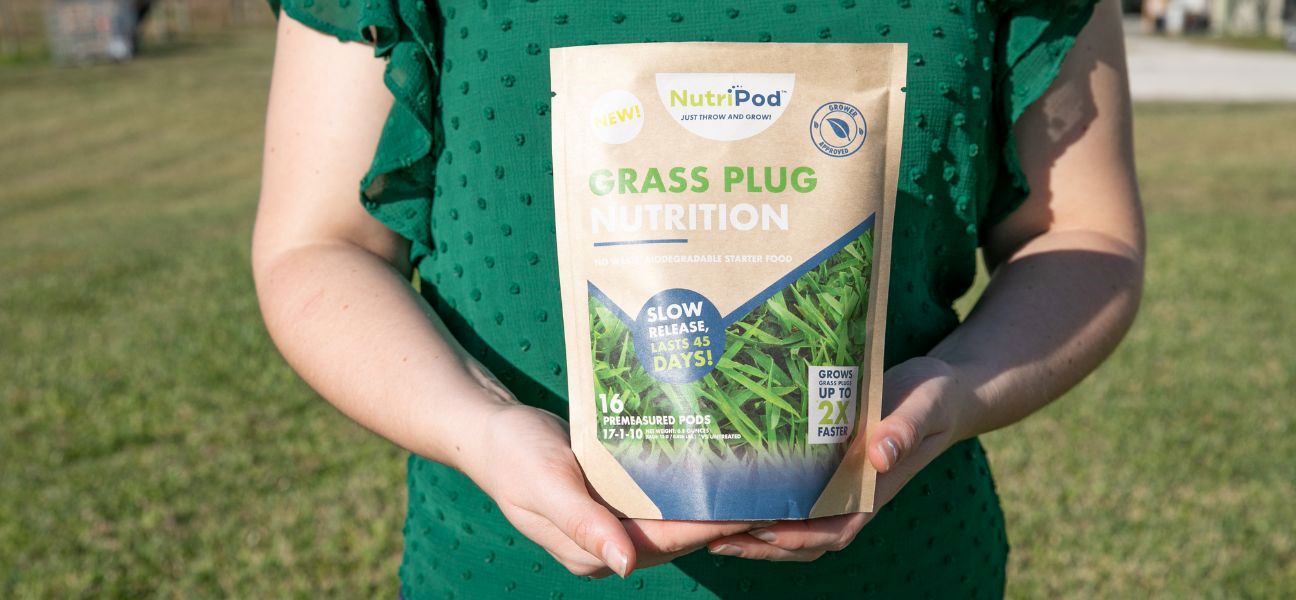 NutriPod grass plug fertilizer
