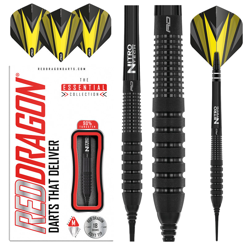 Reflex 90% Tungsten Steel Tip Darts by Red Dragon – Double Top Darts