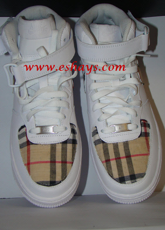 burberry plaid air force 1