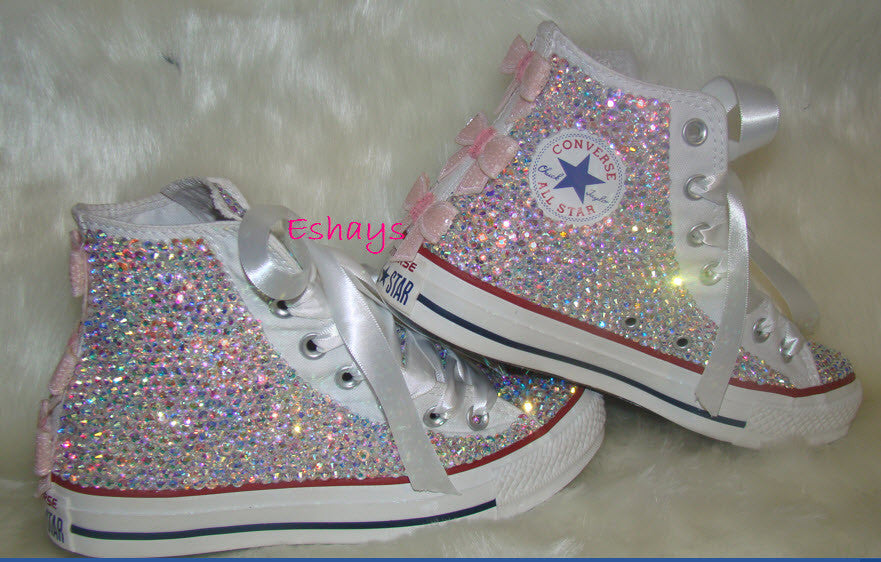 kids rhinestone sneakers