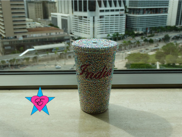 Custom AB Rhinestone Cold Cup - Eshays, LLC | Eshays, LLC