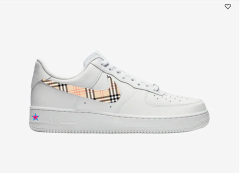 nike air force one burberry