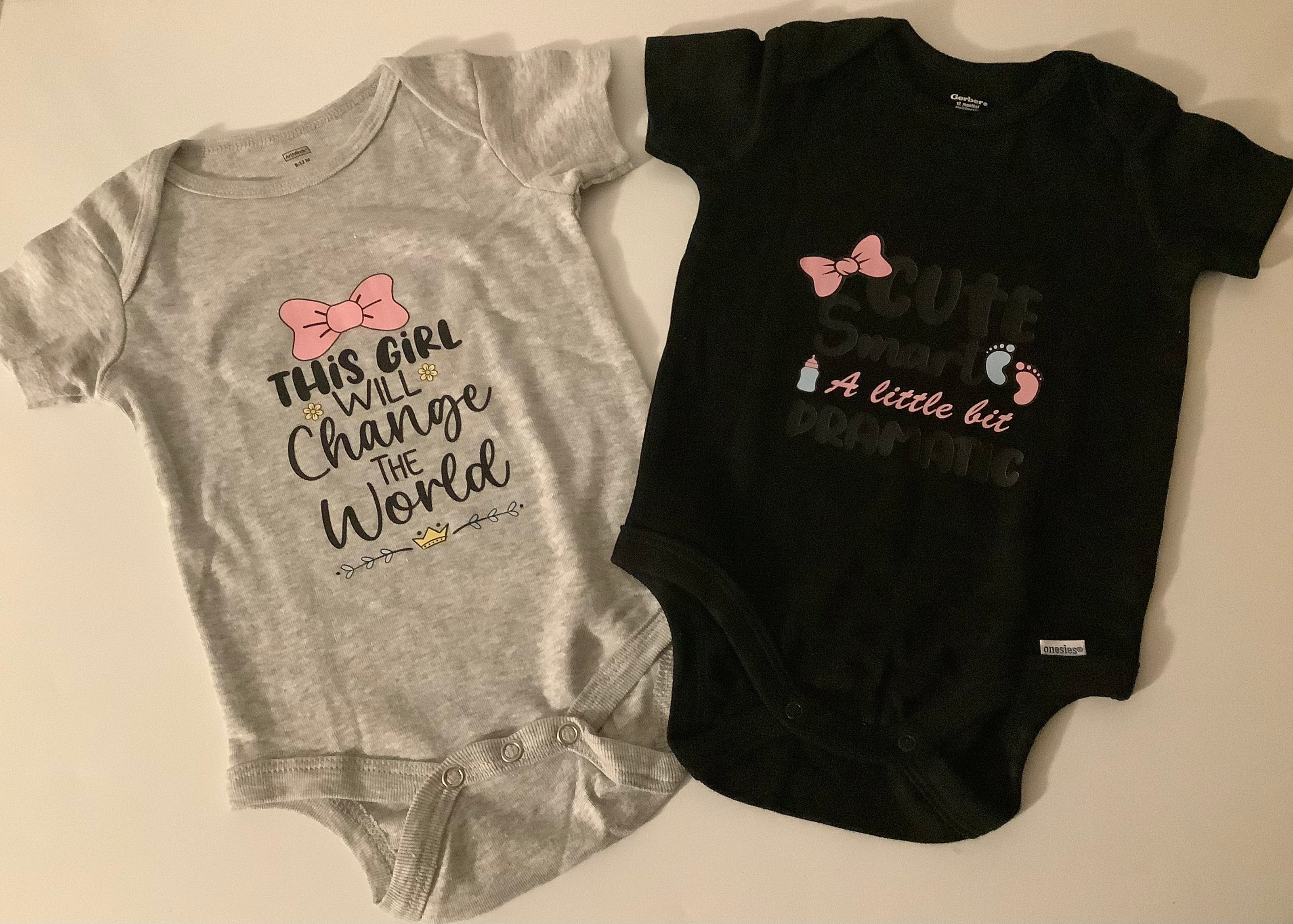 Graphic Baby Onesies and BIBS
