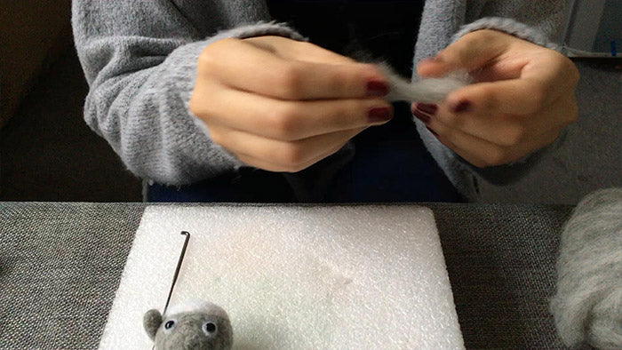 How to make needle felted cute animal Totoro