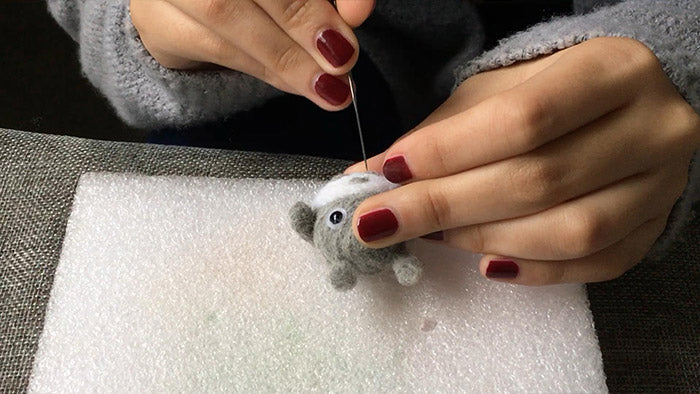 How to make needle felted cute animal Totoro