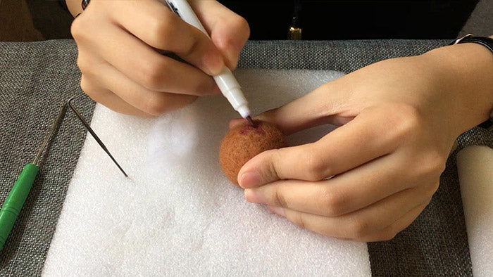 How to make needle felted cute animal bear