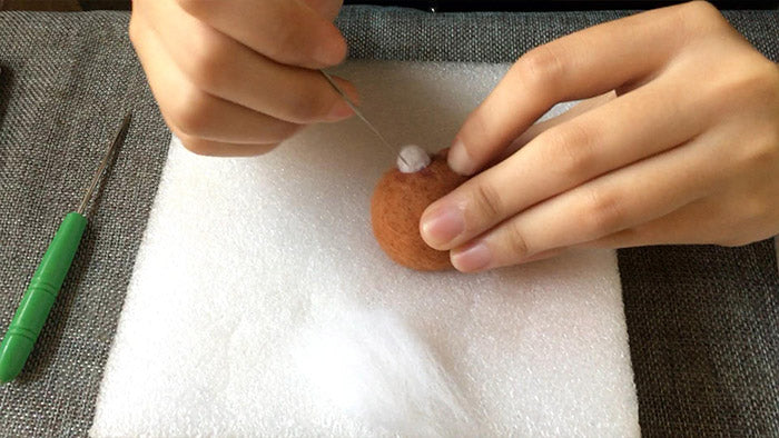 How to make needle felted cute animal bear