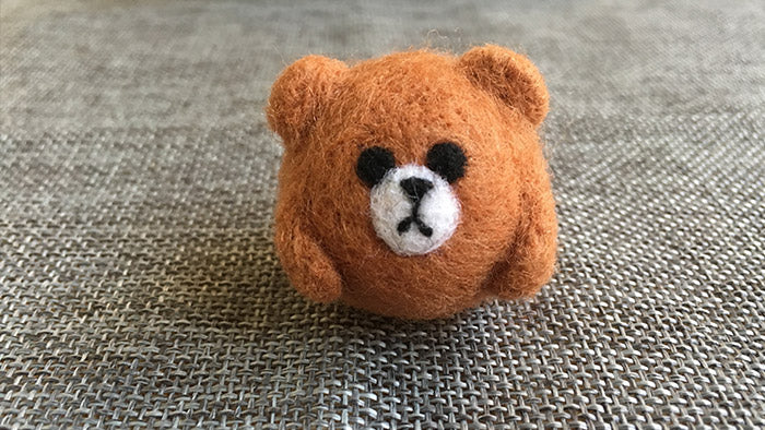 needle felt tutorials for beginners --How to make needle felted cute animal bear