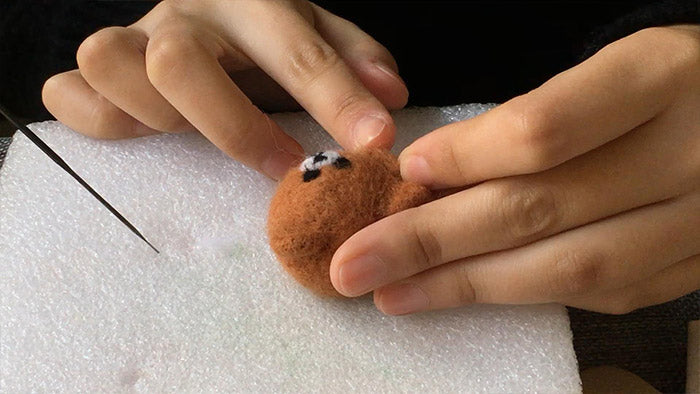 How to make needle felted cute animal bear