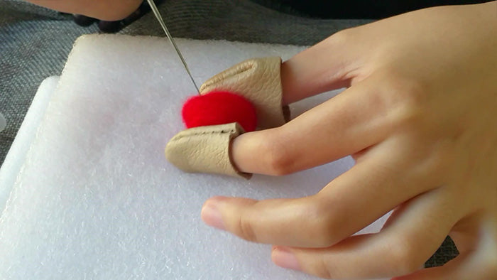 How to make needle felted potted mushroom