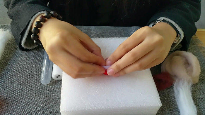 How to make needle felted potted mushroom