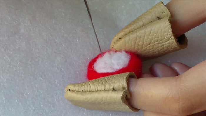 How to make needle felted potted mushroom