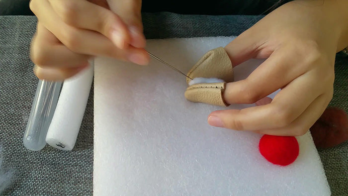 How to make needle felted potted mushroom