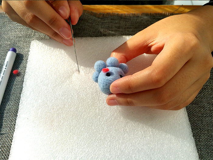 How to make needle felted wool animals Octopus