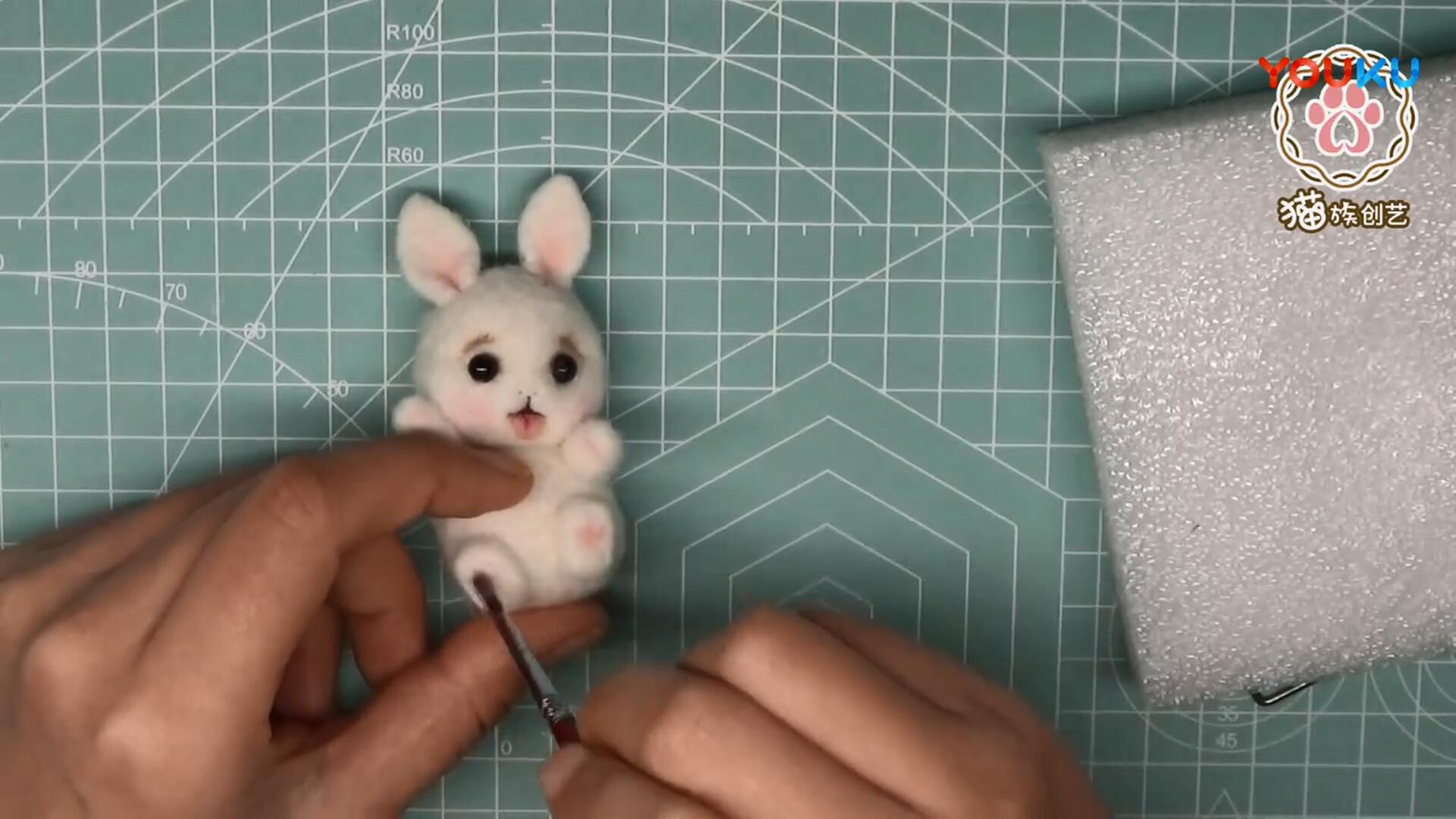 DIY Needle Felted Bunny Tutorial - The Magic Onions