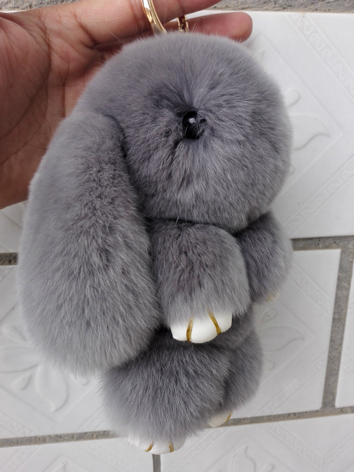 ApolloBox Otter Rabbit Fur Bag Charm