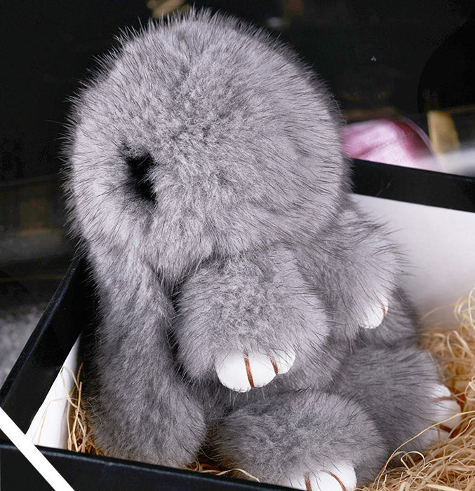 Fur Rabbit Bunny Keychain  Top Trend 2018 – Trendy Nature