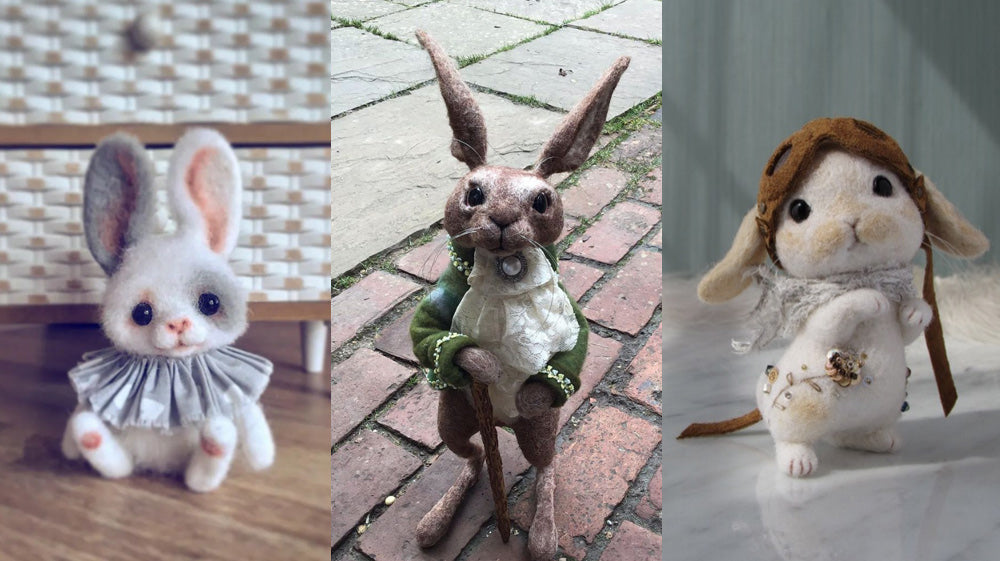 Needle Felt Bunny Rabbit 