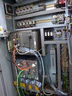 servo drive electrical panel