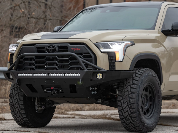 2024 Toyota Tundra with C4 Fabrication Overland Series Front Bumper