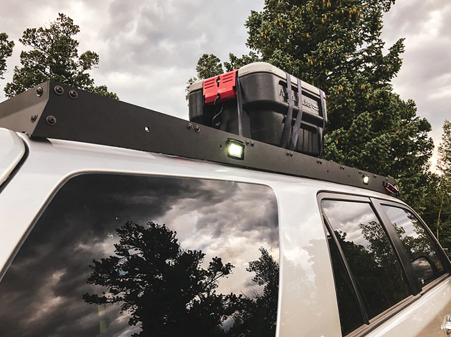 Cali Raised LED Roof Rack on a Toyota 4Runner