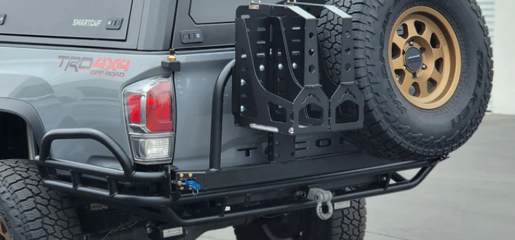 Outgear Solutions High Clearance Tube Rear Bumper with Swing Out Tacoma