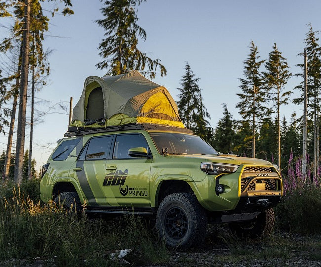 Prinsu Non-Drill Roof Rack on a Toyota 4runner