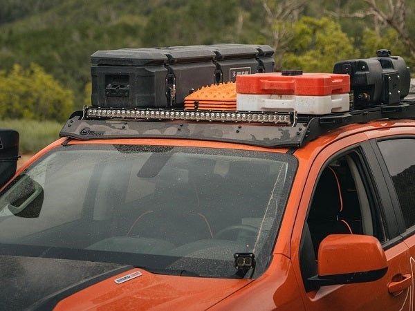 Prinsu Roof Rack with Prinsu Roof Rack Accessories on a Chevy Colorado