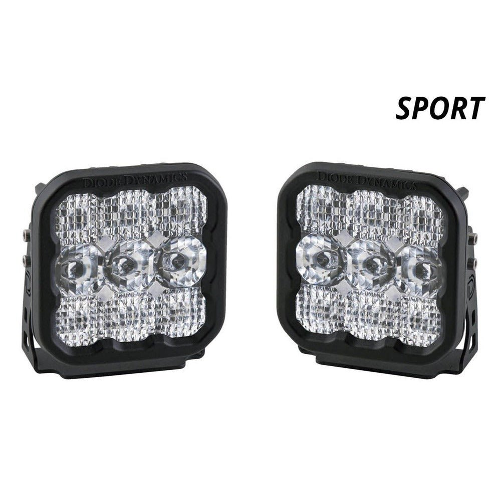 Diode Dynamics SS5 White Sport LED Pod - Pair