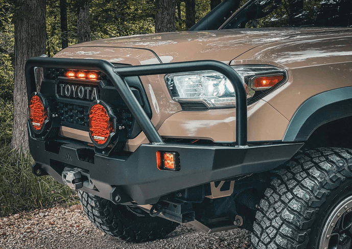 Backwoods Hi-Lite Front Bumper Tacoma (with bull bar)