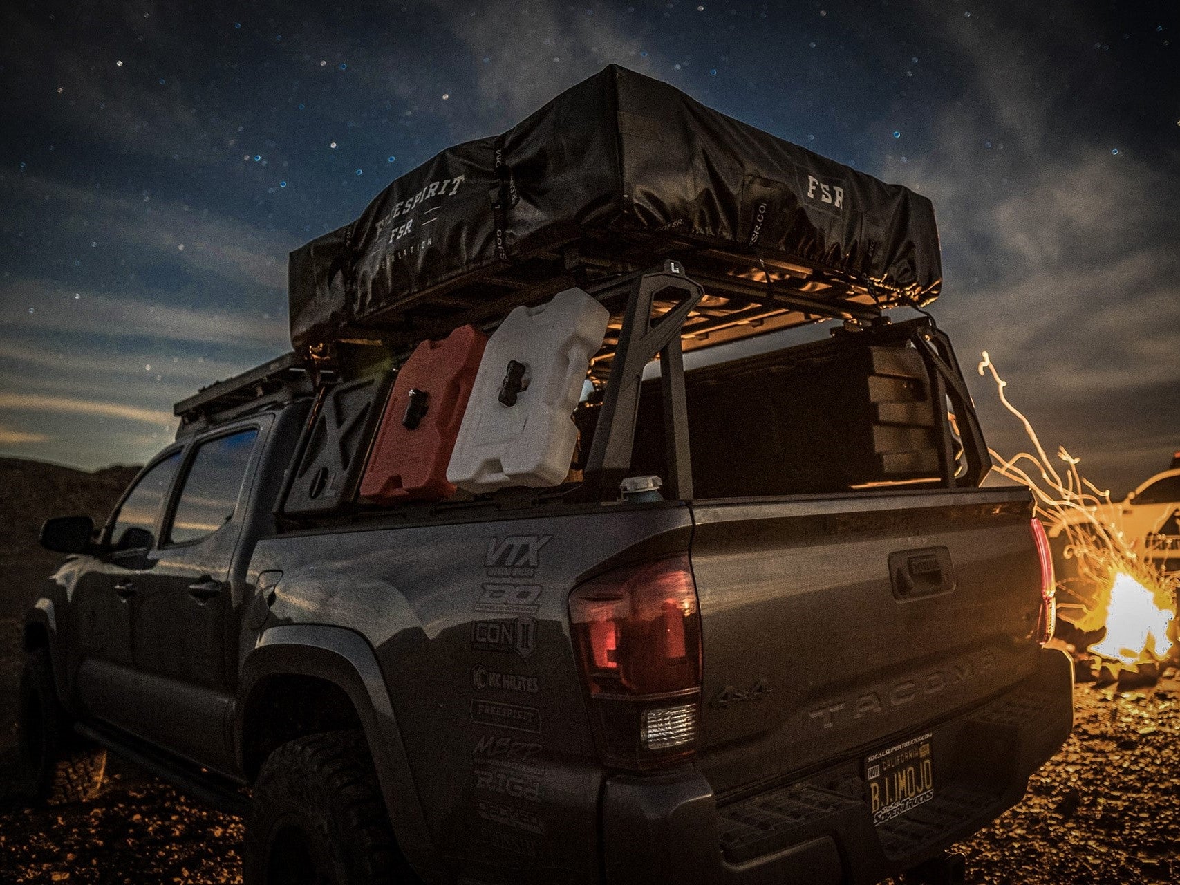 Leitner Active Cargo System Bed Rack on a Toyota Tacoma