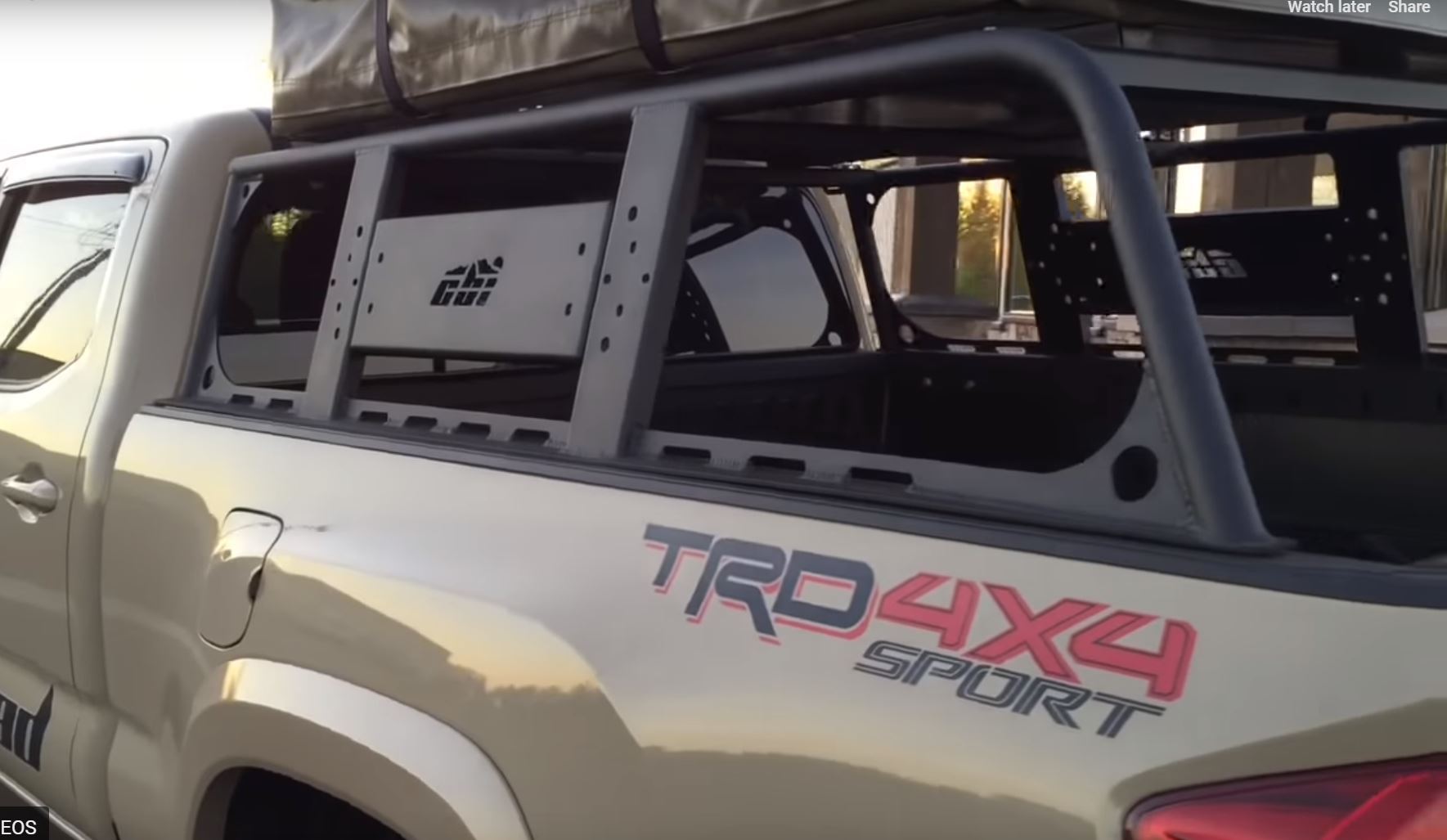 CBI Offroad Overland Bed Rack on a Toyota Tacoma