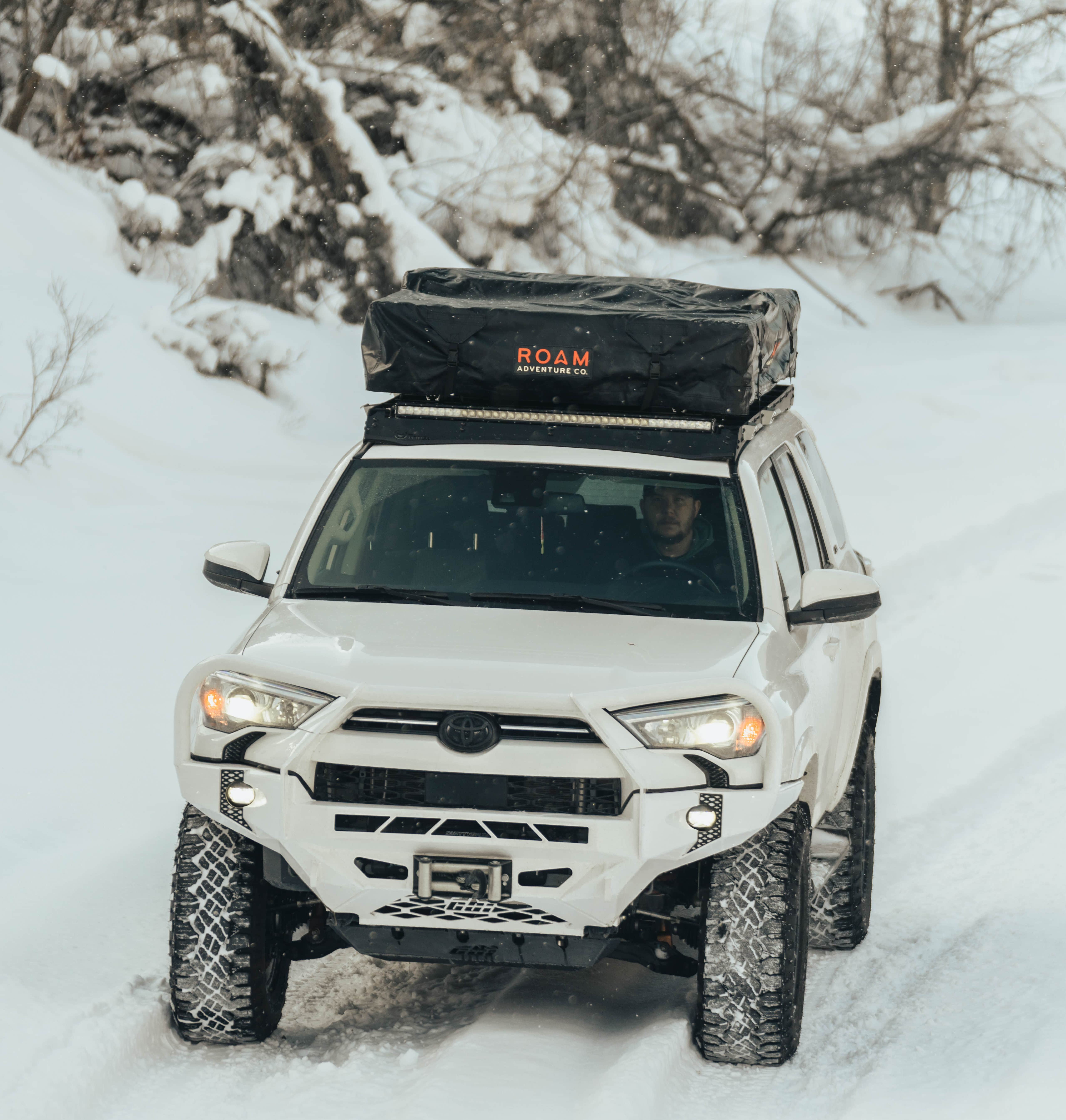 prinsu roof rack on 4runner with roof top tent