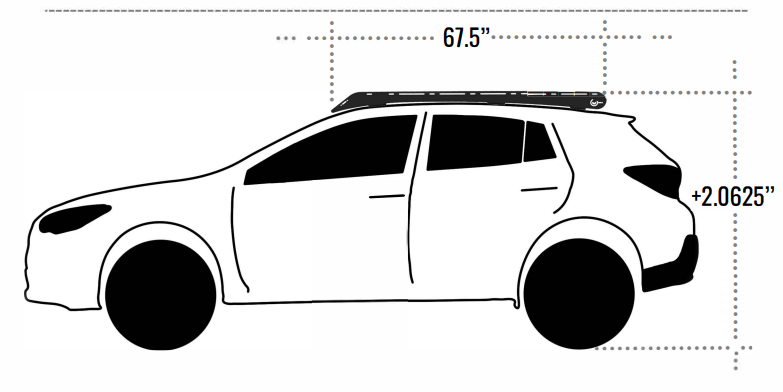 Prinsu Subaru Crosstrek Dimensions