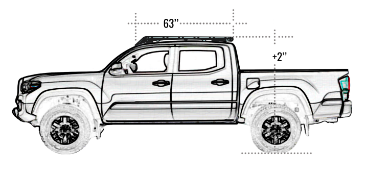 Prinsu Tacoma Roof Rack Specs