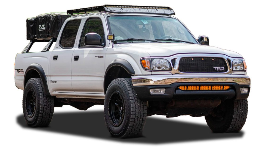 Prinsu Roof Rack installed on a 1st Gen Toyota Tacoma