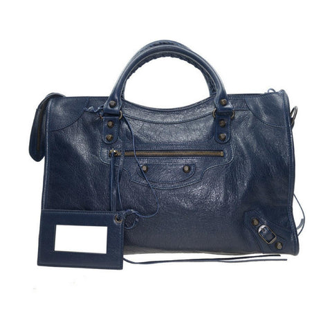 balenciaga classic city bleu obscur