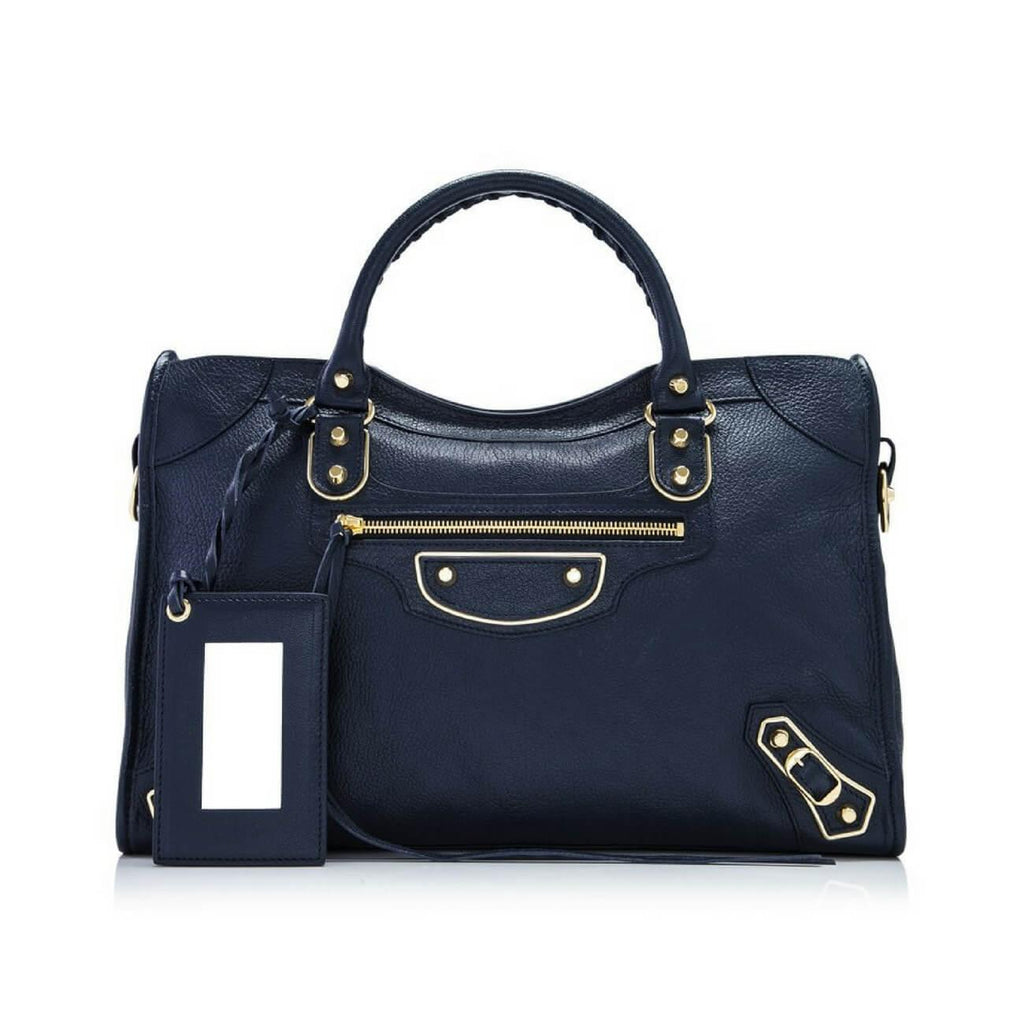 balenciaga city dark blue