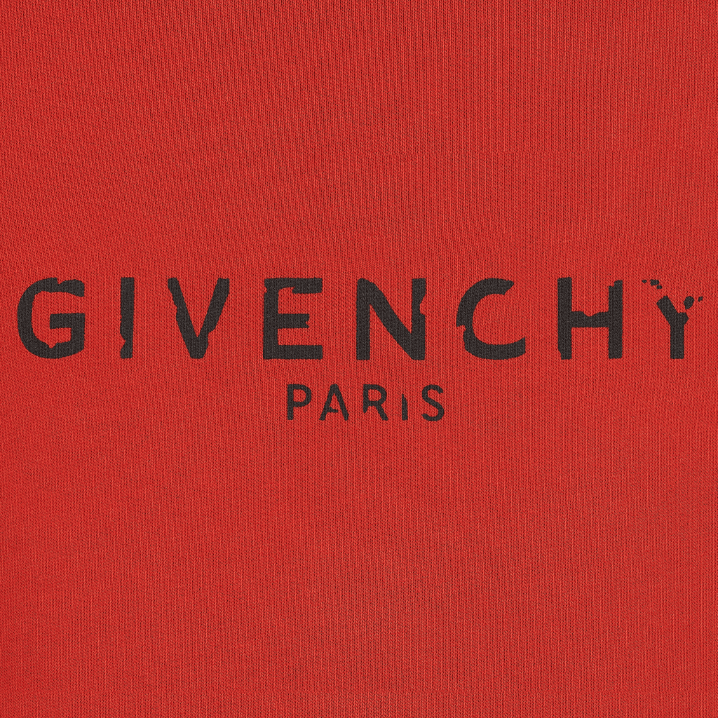 givenchy paris hoodie red