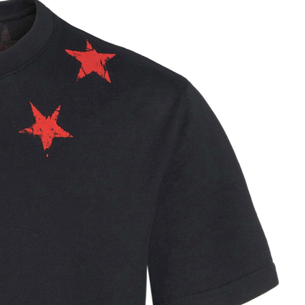 givenchy black red star t shirt