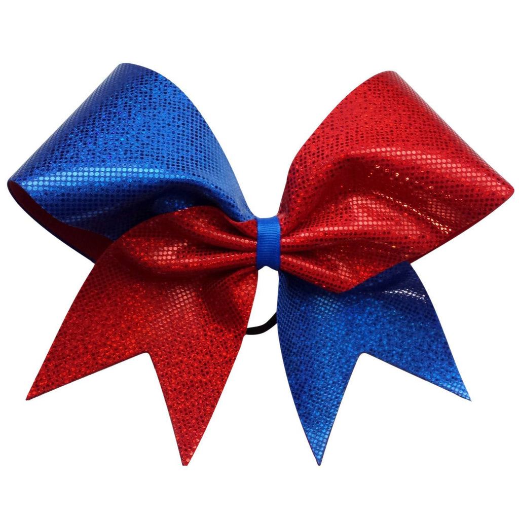 Red and blue shattered glass bow. – BRAGABIT