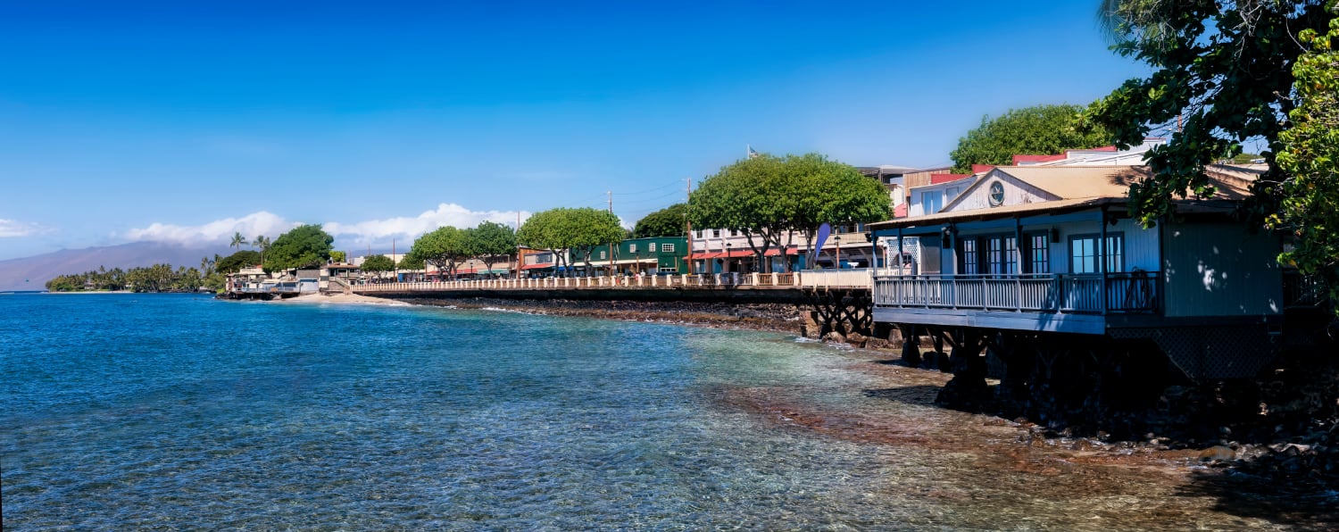 Lahaina - Coastal Buildings