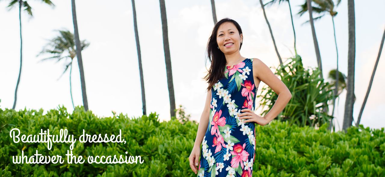 floral luau dresses