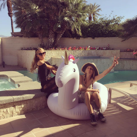 Paris Hilton Giant Inflatable Unicorn